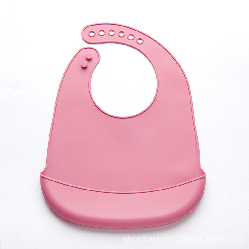 bavoir-bebe-en-silicone-souple-pratique-couleur-rose