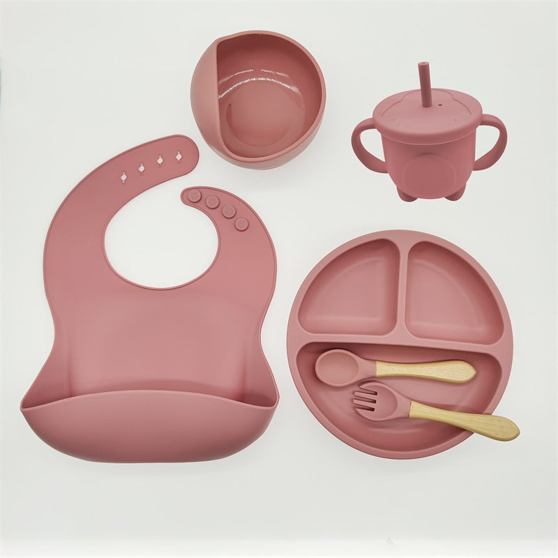 bol-alimentation-bebe-en-silicone-couleur-rose-poudre-6-pieces