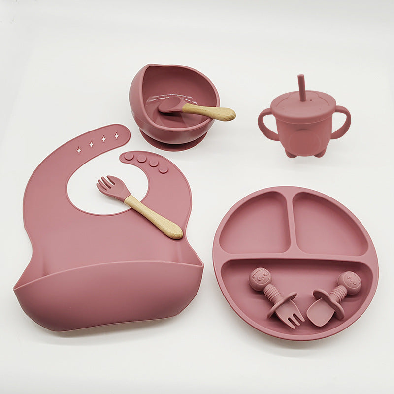 bol-alimentation-bebe-en-silicone-couleur-rose-poudre-8-pieces