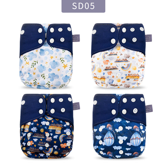 couche-bebe-lavable-ecologique-reutilisable-a-poche-unisex-multicouleur