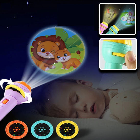 lampe-torche-pour-bebe-projectant-des-images-lumiere-reglable