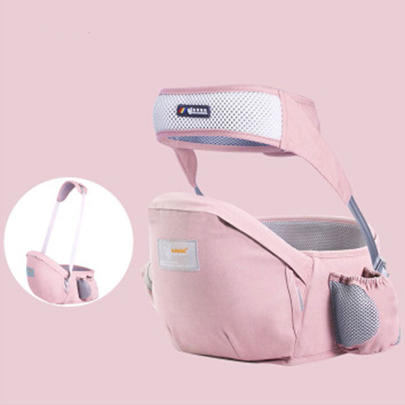 porte-bebe-et-tabouret-de-taille-couleur-rose-avec-ceinture