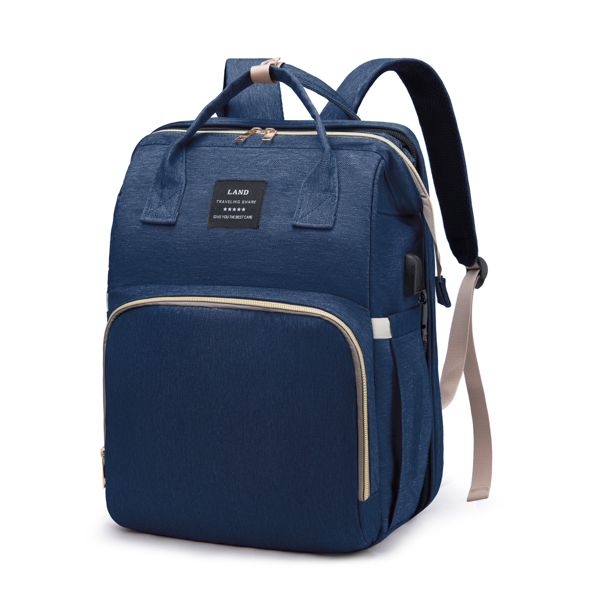 sac-a-langer-a-dos-couleur-bleue