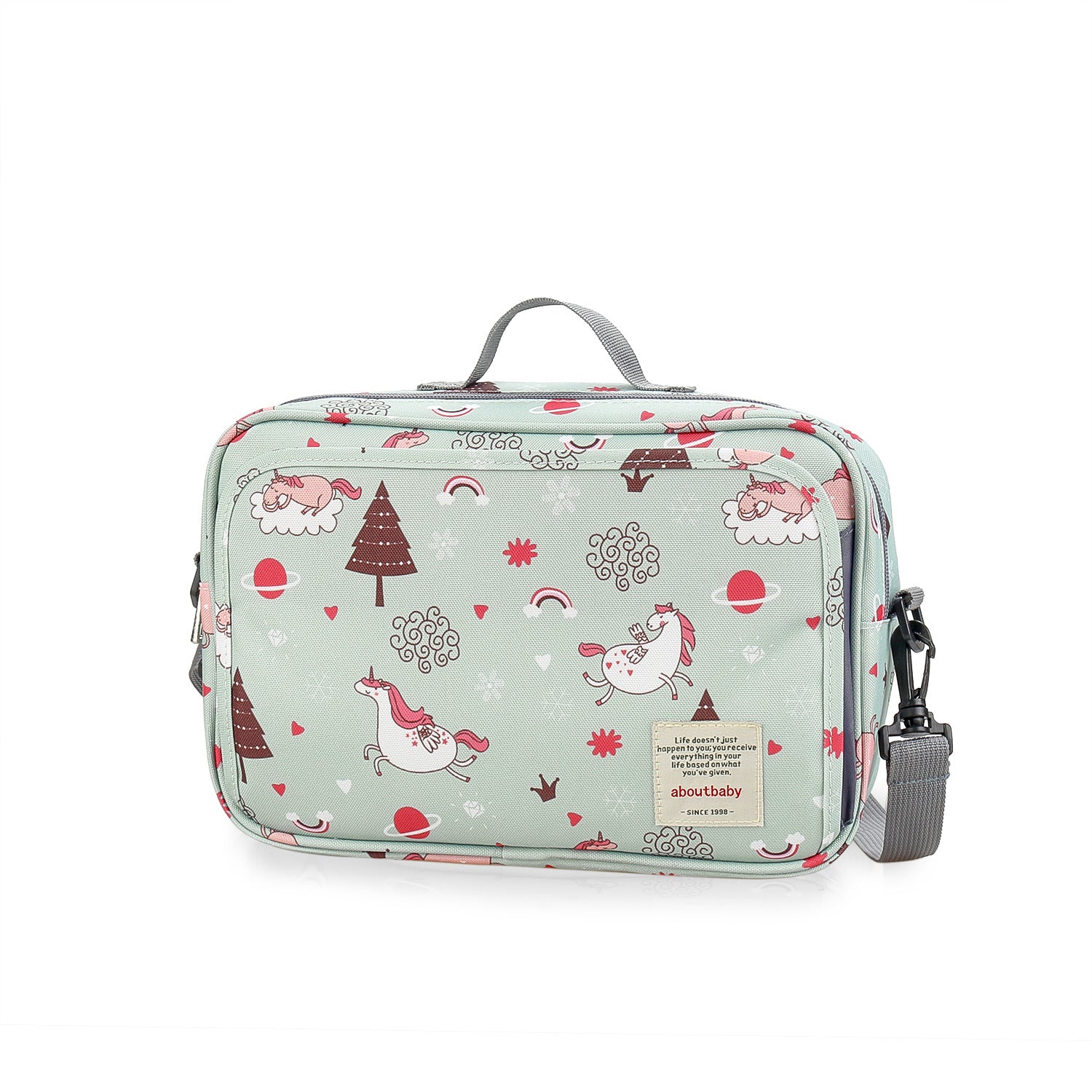 sac-a-langer-en-bandouliere-en-polyestser-portatif-motif-sapin-de-noel