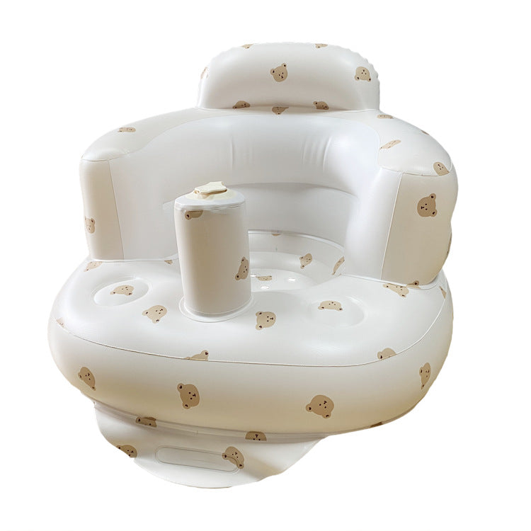 siege-de-bain-gonfable-pour-bebe-confortable-couleur-blanc-avec-dessin-tete-de-ours